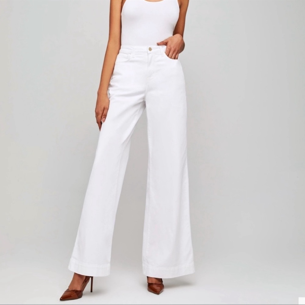 L’AGENCE Aggie high rise wide leg jeans